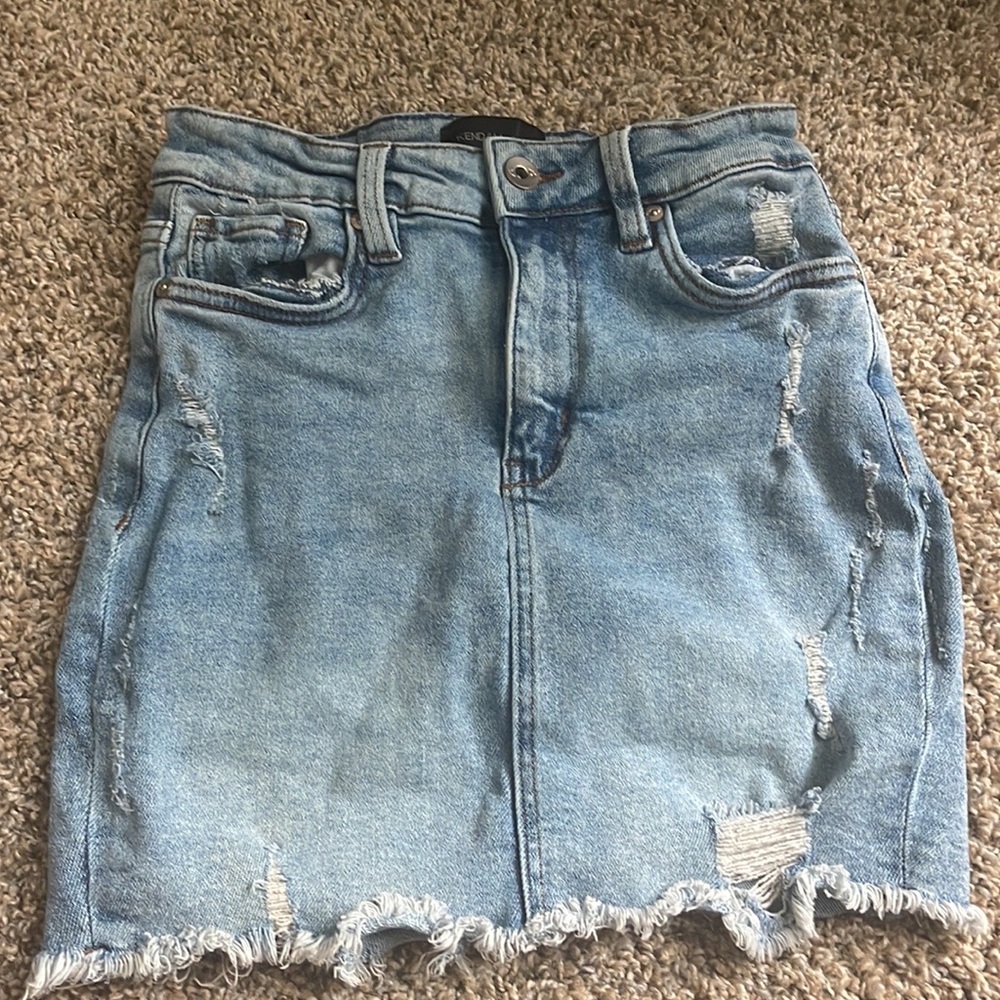 jean skirt